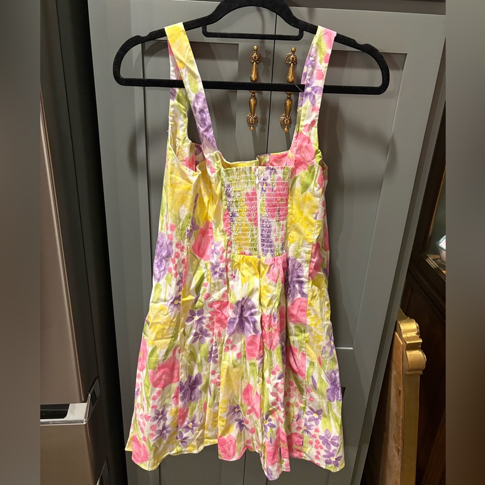 Show Me Your Mumu Prim Mini Dress Blooming Tulips - Picture 5 of 6